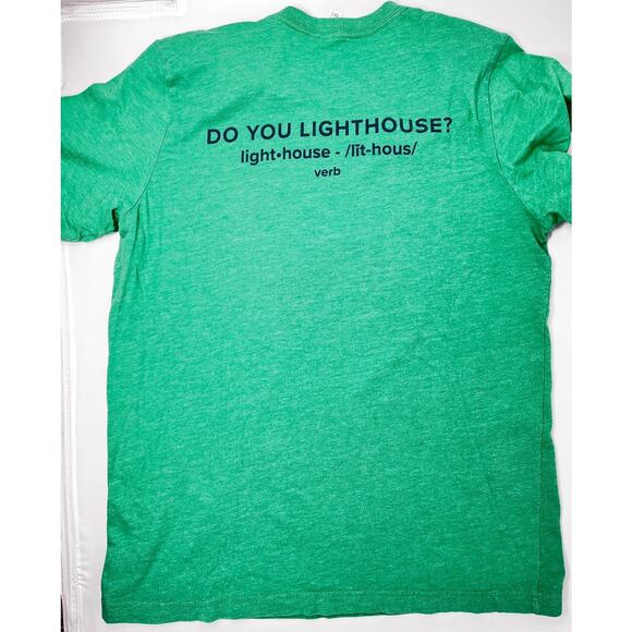 Lighthouse Tshirt Do you LIghthouse? Women Size L Counseling Guidance Pre-Owned - Picture 3 of 9